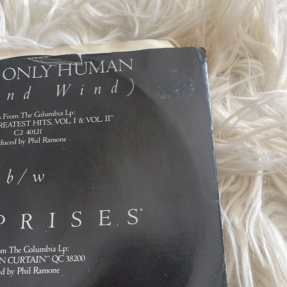 Vtg Billy Joel you’re only human second wind 45 small record in paper sleeve - Picture 16 of 17